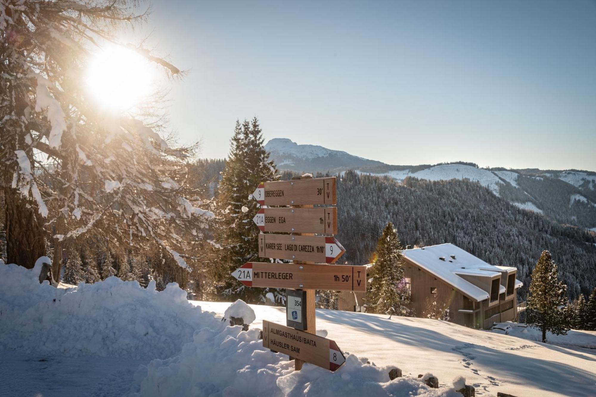 Hotel Bewaller Obereggen Exteriér fotografie